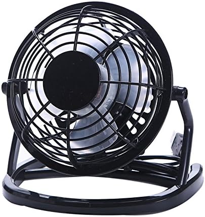 USB fan / office desktop computer desktop small fan / student dormitory mute fan ( Color : Black )