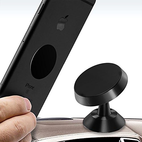 Universal Magnetic Car Mount, 360° Rotation Car Phone Mount with Extra-Strong Magnets, Magnetic Cell Phone Holder for Phone and GPS