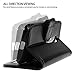 Style4U Motorola Moto G (3rd Gen) Case, Moto G3 Case, Premium PU Leather Stand Wallet Case with ID Credit Card/Cash Slots for Motorola Moto G (3rd Generation) / Moto G3 + 1 Stylus [Black]