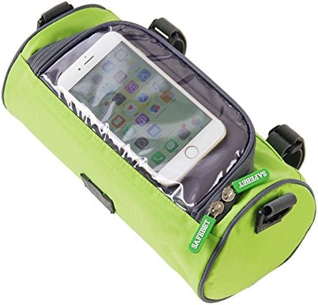 Handlebar Bag, NTMY Waterproof Bicycle Bag with Transparent PVC Pouch and Removable Shoulder Strap …