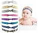 Styla Hair Baby Girls Headbands - 8 Pack Elastic Head Bands Toddlers Accessories