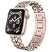 NO1seller Top Band Compatible for Apple Watch Series 5 4 40mm 44mm Series 3 2 1 38mm 42mm Women Men,Cowboy Stainless Steel Metal Replacement Accessories Bling Jewelry Iwatch Wristband Strap Bracelet