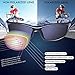 RIVBOS Sports Sunglasses for Men Women Polarized UV Protection Fishing Driving Shades Cycling RB833-black& Grey