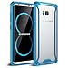 Poetic Affinity Slim Fit Galaxy S8 Case With Anti-Slip Side Grip and Reinforced Corner Protection Bumper for Samsung Galaxy S8 Blue/Clear