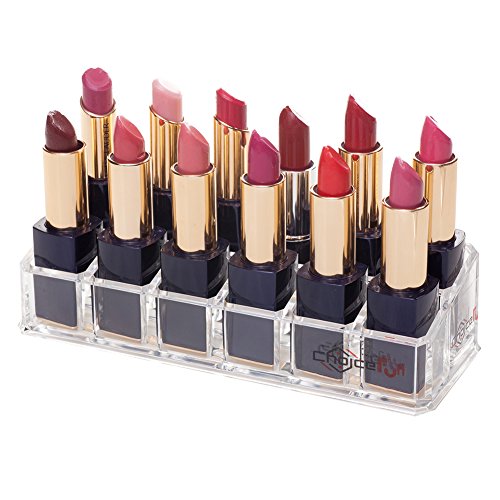 Choice fun acrylic cute lipstick organizer with 12 slot…