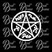 Demon Trap symbol SMALL Vinyl Car/Laptop Decal
