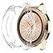 JZK Case Compatible with Galaxy Watch 42mm, Soft Plated TPU All-Around Protective Bumper Cover Case for Samsung Galaxy Watch 42mm Smartwatch Accessories,Clear