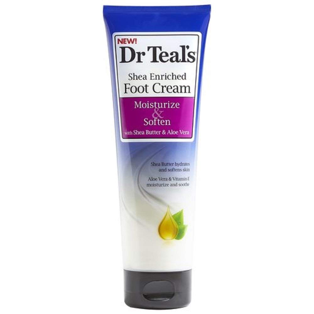 Buy Dr. Teals Pure Epsom Salt Foot Cream, Moisturize & Soften, 8 Oz Per
