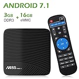 NewPal TV Box M8S Pro L 3G 16G Andriod 7.1 4K TV Box Built in 2.4G/5G WiFi Streaming Media Player (Andriod OS)