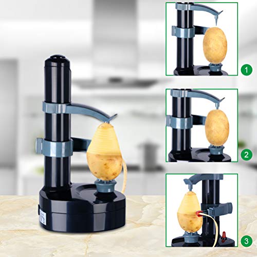 Vicloon Electric Fruit and Vegetable Peeler,Automatic Rotating