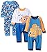 Disney Baby Finding Nemo Coveralls, Blue, 12 Months (Pack of 3)