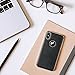 LOHASIC for iPhone Xs Case, Luxury Leather Soft Flexible Electroplated Bumper Scratch Resistant Protective Cover for iPhone X 2018 - Black
