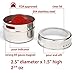 12 Magnetic Spice Containers & 4 Type Of Spice Labels by Uplifebrothers - For Fridge, Grill & More - Stainless Steel Round Jars for Condiments and Craft Stuff. Clear Lid, Sift and Pour