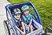 Schwinn Trailblazer Double Bicycle Trailer, Blue/Gray