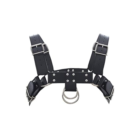 OUNONA Herren Brust Harness Fetisch Herren Bondage aus Leder
