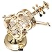 Matashi 24K Gold Plated Highly Polished Violin Ornament with Crystals - Tabletop Decor - Valentine's Day Gift for Her, Mom, Musician, Home Office Decor - Anniversary, Mother's Day, Birthday Present