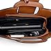 Sanxiner Leather Evening Handbags/Clutches Bags Crossbody Purse for Women (Brown)