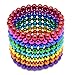 Sea Plan 216 Pcs 5MM Magnetic Ball Set for Office Stress Relief,Desk Sculpture Toy Perfect for Crafts,Colorful Buildable Sculpture Toys