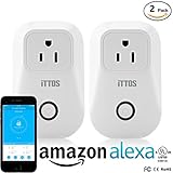 2 Pack,NEW Model 2017 Orvibo Wi-Fi Smart Plug Socket Outlet US, Turn ON/OFF Electronics from Anywhere, White USA (Scorpion Drones HomeMate-S25US)