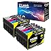 Uniwork Remanufactured Ink Cartridge Replacement for Epson 252 252XL T252XL use for Workforce Wf-3640 Wf-3620 Wf-7610 Wf-7620 Wf-7710 Wf-7720 Wf-7210 Wf-7110 (4Black 2Cyan 2Magenta 2Yellow) 10 Pack