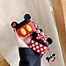 Airpods Pro Case (2019), AKXOMY Cute Cartoon Mickey Mouse Airpods Pro Case Cover with Ring Keychain for Apple Air Pods Pro Cover for Girls Kids Women (Mickey Mouse)
