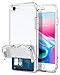 Spigen Flip Armor iPhone 7 Case/iPhone 8 Case with Durable Protection and Hidden Card Storage for Apple iPhone 7 (2016) / iPhone 8 (2017) - Jet White