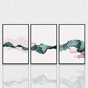 signwin 3 Piece Framed Canvas Wall Art Mountain...