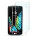 OMOTON LG K10 / LG Premier LTE Clear Screen Protector [3-Pack], Premium HD Clear Film/Anti-Fingerprint/Bubble-Free/Crystal Clear Screen Protector for LG K10/LG Premier LTE