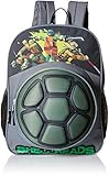Teenage Mutant Ninja Turtles Big Boys Nickelodeon 3D Eva Turtle Shell Front Pocket 16 Inch Backpack, Grey, One Size