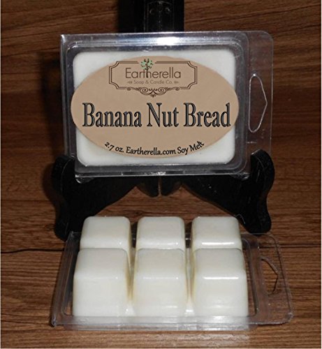 BANANA NUT BREAD Natural Soy Wax break-apart tart melts, 2.7 oz., present gift for her, mother, friend, girlfriend