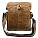 BAIGIO Leather Crossbody Handbag Messenger Bag Satchel Shoulder Bags for Men / Women (Brown)
