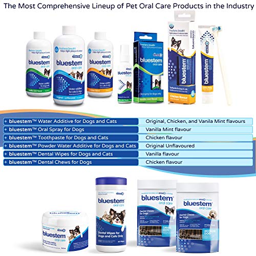 Pet Water Additive Powder: For Dogs & Cats Oral Dental Care. Helps Prevent Teeth Tartar, Plaque and Treats Bad Breath. Mouthwash Rinse for Dog & Cat Mouth Clean Health Treatment for Pets Drinking Bowl