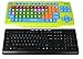 Plugable USB Kids Keyboard (Extra Large Keys - Color Coded)