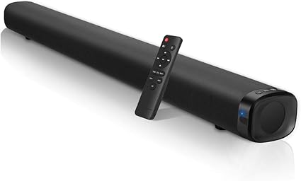 Amazon サウンドバー テレビスピーカー 2 1ch デュアルサブウーファー内蔵 80w出力 Bluetooth5 0 ワイヤレス Dsp搭載 Hdmi 光デジタル 同軸 Aux Rca Usb対応 ホームシアターシステム 音声ガイダンス 重低音調整可能 高音質 壁掛け 日本語説明書 ブラック