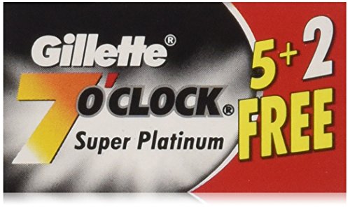84 7 o clock super platinum double edge safety razor bl…
