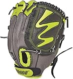 Louisville Slugger 10.5-Inch FG Diva Softball Infielders Gloves, Green, Right Hand Throw