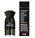 Ambiance Natural Dry Shampoo Powder & Brush for Black Hair - Non Aerosol Travel Size Tinted Shampoo - Non Toxic, Benzene Free - Volumizing, Refreshes Oily Hair & Covers Roots Between Colorings