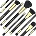 Makeup Brushes EmaxDesign 10 Pieces Makeup Brush Set Professional Foundation Blending Contour Eyeshadow Brow Blush Lip Eye Face Liquid Powder Cream Cosmetics Brushes tool Kit