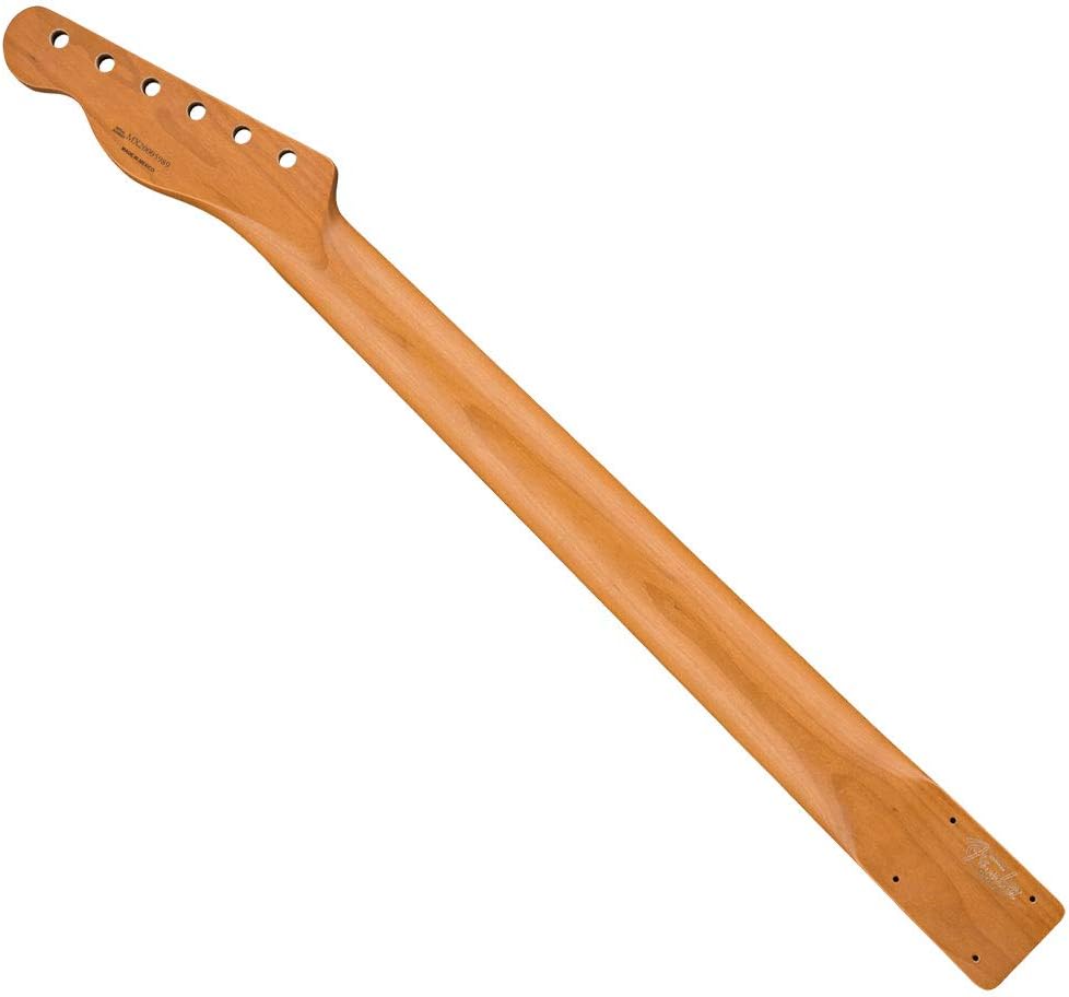 Fender Roasted Maple Vintera® Mod '60's Telecaster® Neck, 21 Medium Jumbo Frets, 9.5", "C" Shape, multicoloured, full-size - Image 3