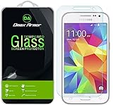 Samsung Galaxy Core Prime Glass Screen Protector, Dmax Armor [Tempered Glass] Ballistics Glass, 99% Touch-screen Accurate, Anti-Fingerprint, Bubble Free [0.3mm] Ultra-clear - Retail Packaging