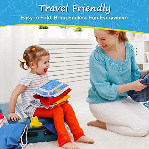 5 iBeleby+Inflatable+Tummy+Mermaid+Playmat