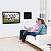 WochiTV HDTV Antenna 50 Mile Range Indoor Antenna Digital TV Antenna with Detachable Amplifier Signal Booster, USB Power Cable and 20 Feet High Performance Coax Cable for TV Programme Black
