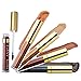 DE'LANCI 8 Colors Lip Gloss Makeup Set Waterproof Ultra Metallic Matte Lip Colors Kit Long Lasting Not Fade Sexy Beauty Lip Glosses with Gift Box