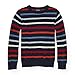 The Children's Place Big Boys' Striped Crew Sweater