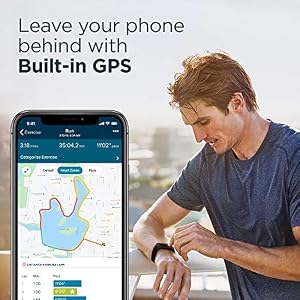 Fitbit Charge 4 fitness and Activity Tracker with Built-In Gps, Heart Rate, Granite, One Size