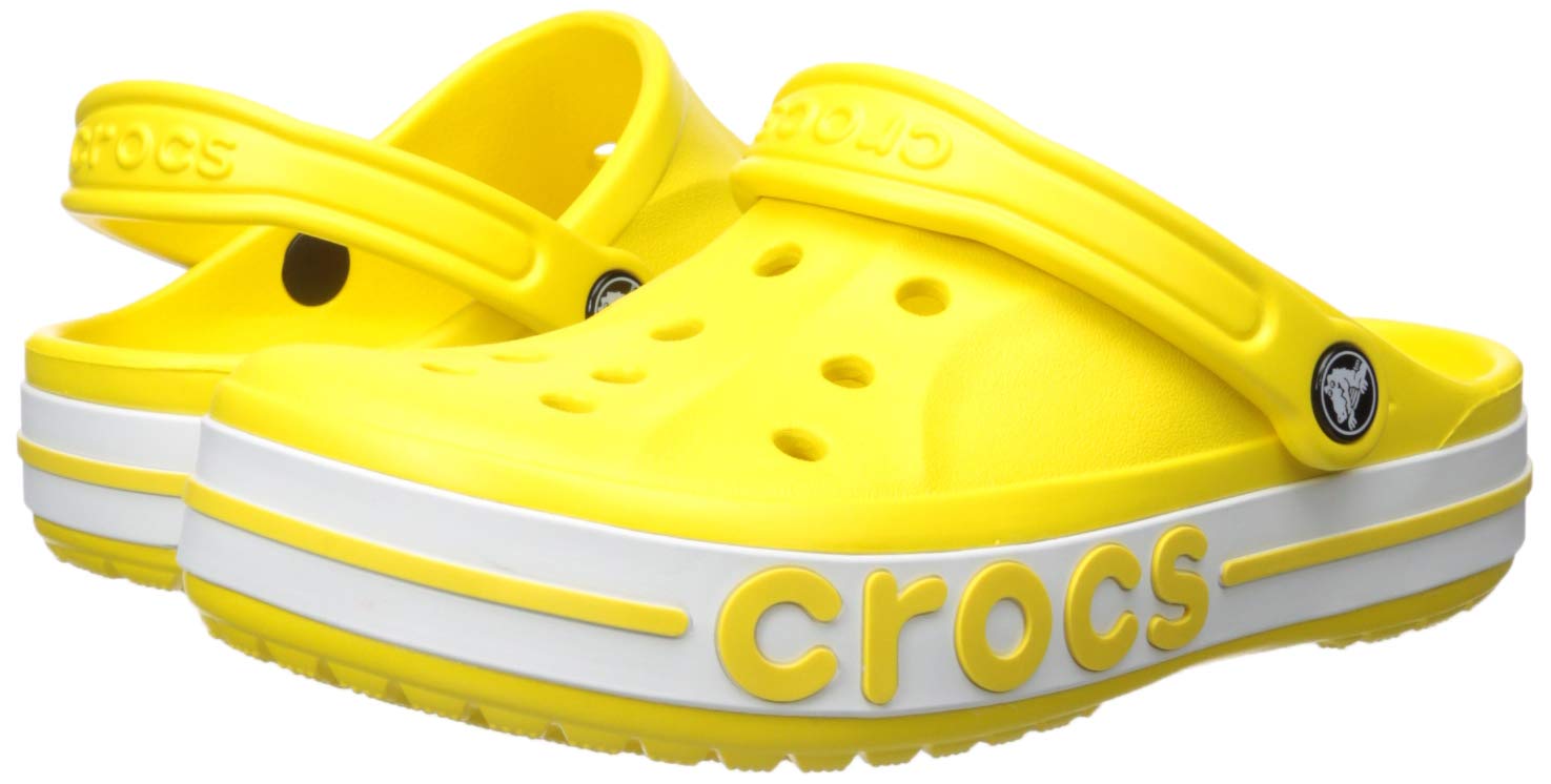 black and white bayaband crocs
