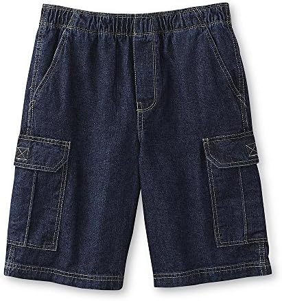 Boys Denim Canyon pull on Cargo shorts, 14/16