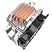 CPU Cooler, 120mm Addressable RGB PWM Fan with 4 Copper Heatpipes, GAMEMAX GAMMA-500-RAINBOW