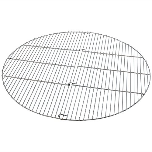 Sunnydaze Foldable Chrome Plated Cooking Grate, 40 Inch Diameter