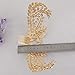 Eseres Gold Leaf Hair Crown Wedding Hair Jewelry with Combs for Women